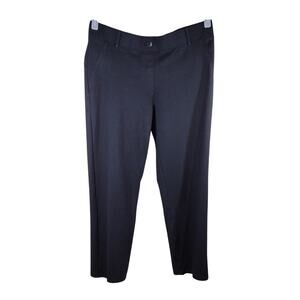 Betabrand Plus Size Stretchy Business Formal Work Classic Black Dress Pants 2XL